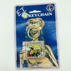 ET Keychain / E.T. Movie 1982 / Aviva Star Power Universal Studio / Elliott New